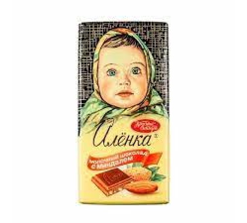 Шоколад с миндалем Аленка 90 гр