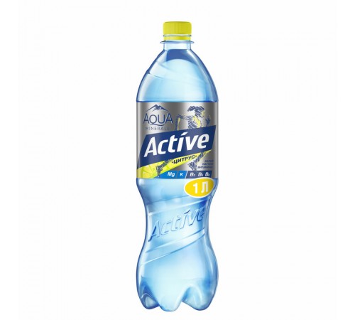 Вода негазированная цитрус Аква Минерале Active 1л