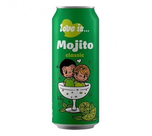 Напиток газированный Мохито Лав из 0,45л