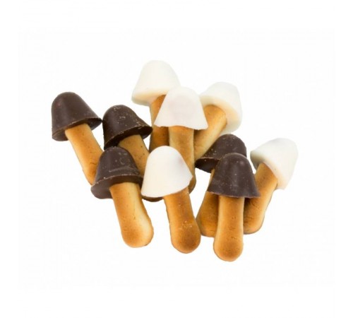 Печенье Опята в темной и белой глазури 1 кг