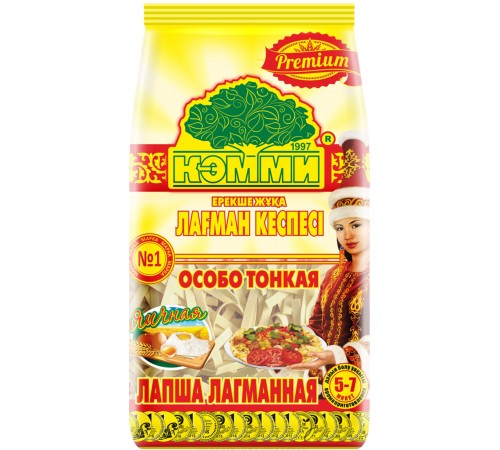 Лапша лагманная Кэмми 200гр
