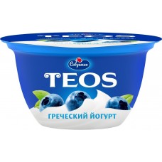 Йогурт Черника Теос 140гр 2%