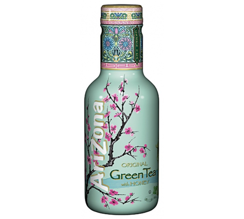 Чай зеленый с медом и сливой пэт 450мл Аризона