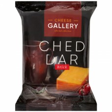 Сыр твердый Чеддер красный кусок Cheese Gallery 250 гр 50%