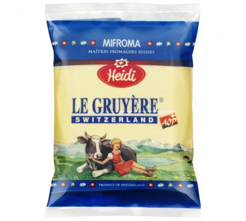 Сыр твердый Грюйер Heidi 170 г 51%
