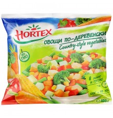 Овощи по деревенски замороженные Hortex 400г

