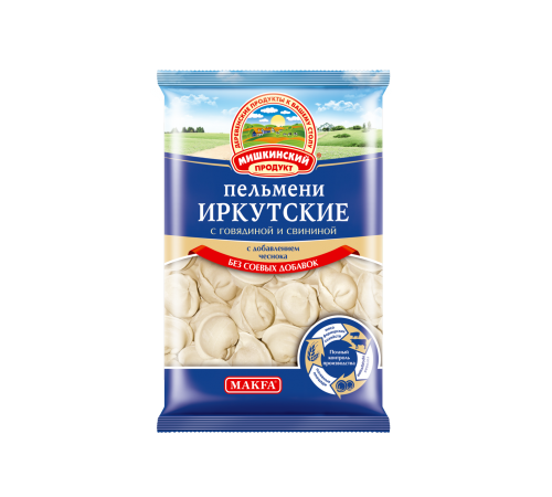 Пельмени Иркутские Мишкинский продукт 800г