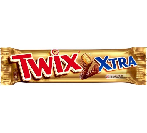 Шоколадный батончик Твикс Экстра 82 гр