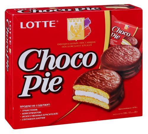 Пирожное Choco-Pie Лотте 12шт