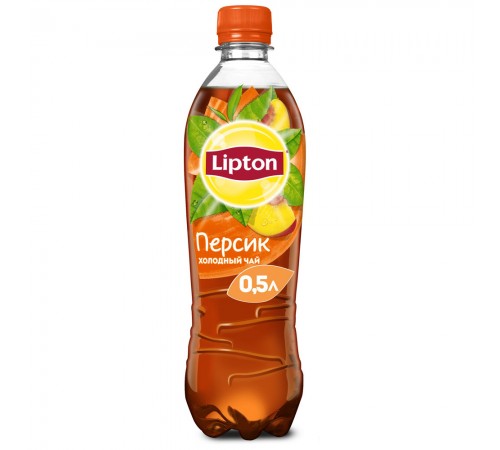 Чай холодный персик Липтон 0,5 л