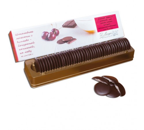 Конфеты Шоколадные лепестки с вишней D.Munger 100 г