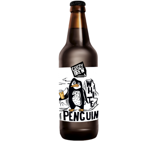 Пиво Пингвин белый нефильтрованное Крейзи Брю 0,5л 5%