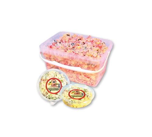 Салат Оливье с колбасой Илья Муромец 150 гр