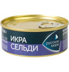 Икра сельди Люкс Оригинальная ж/б 100гр Русское море