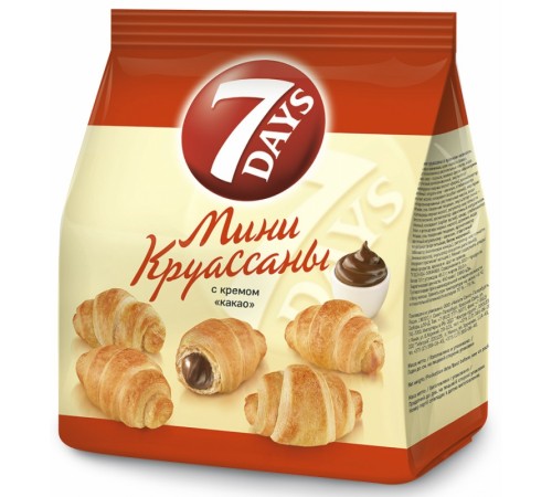 Круассаны Какао мини 7Дней 265 гр