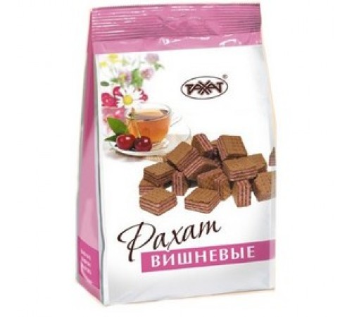 Вафли вишневые Рахат 400 гр