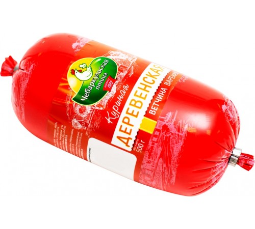 Ветчина куриная Деревенская Чебаркульская птица 500 гр
