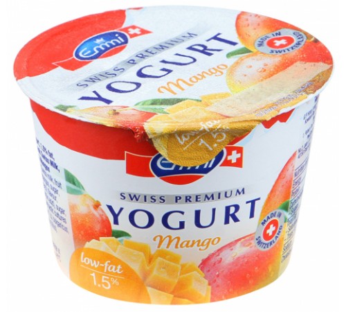 Йогурт Swiss Premium с манго Emmi 100гр 1,5%
