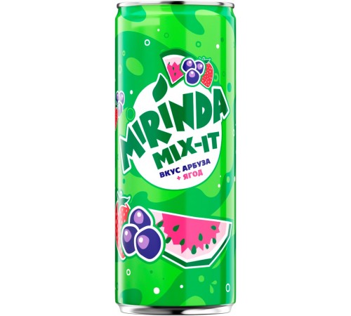 Напиток газ Арбуз и ягоды Миринда 0,33л