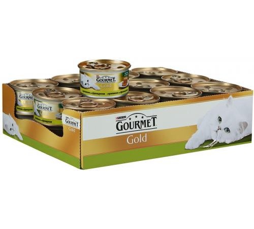 Корм для кошек паштет с кроликом ГУРМЕ ГОЛД  85 гр