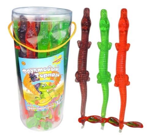 Конфета жидкая крокодильчик 35гр
