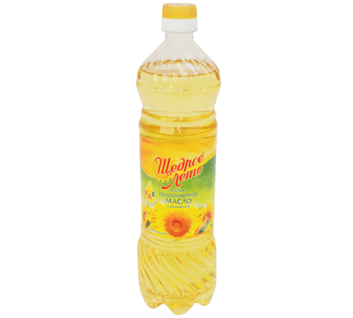 Масло подсолнечное Щедрое Лето 900 мл