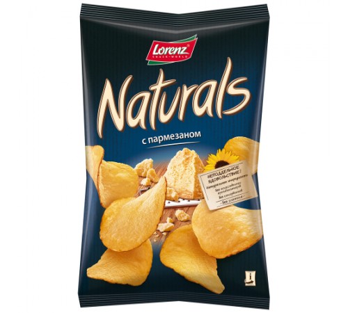 Чипсы картофельные с морской солью и перцем 100 гр Натуралс
