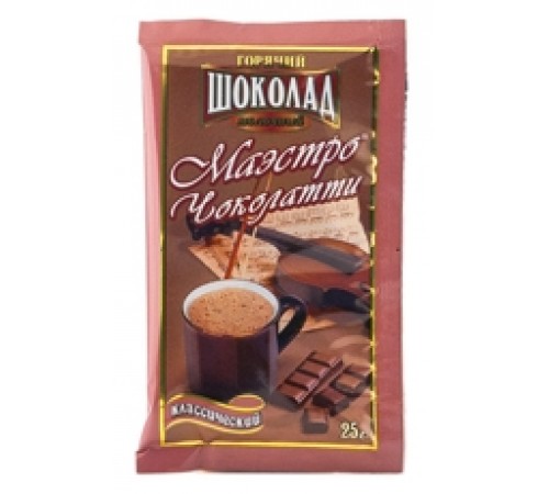 Горячий шоколад классический молочный Маэстро 25 гр