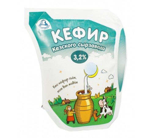 Кефир Кезский сырзавод 400 г 3,2%
