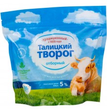 Творог Традиционный дой-пак Талицкий 330 г 5 %