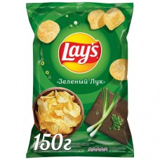 Чипсы картофельные зеленый лук Лейс 140 гр