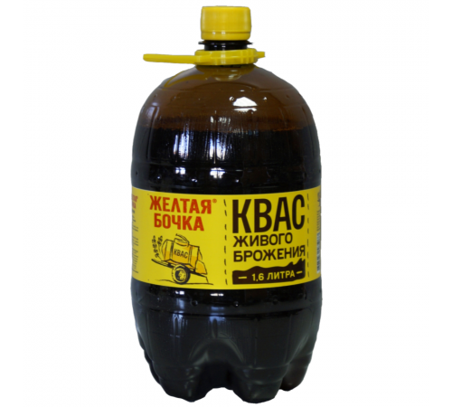 Квас живого брожения Желтая Бочка 1,5л