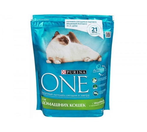 Корм для домашних кошек ПУРИНА ВАН с индейкойи злаками 750гр