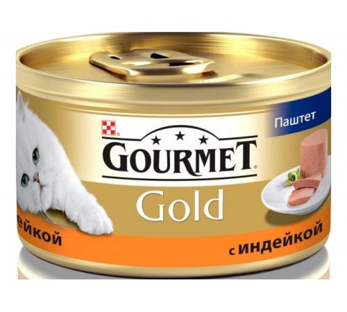 Корм для кошек ГУРМЕ ГОЛД паштет 85 гр