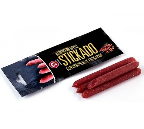 Колбаски мини Стикадо-кайенский перец с/в 40 гр Дымов
