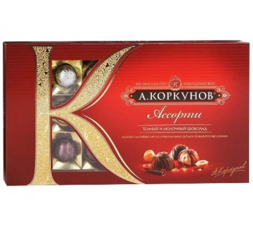 Конфеты Коркунов ассорти 192г

