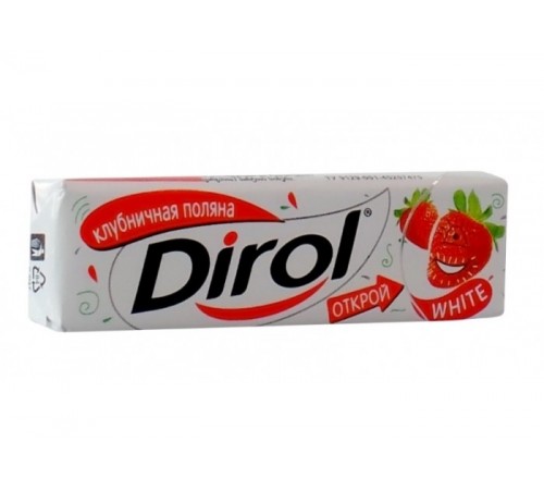 Жеват. резинка Дирол клубника
