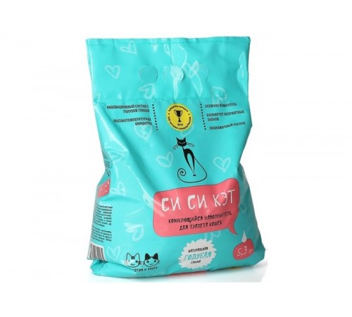Наполнитель для кошачьих туалетов СИ СИ КЭТ 5,3л