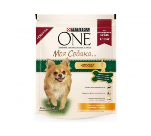 Корм сухой для собак мелких пород ПУРИНА ВАН активная 600гр