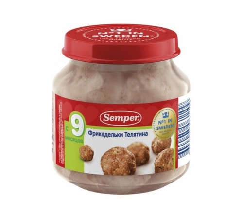 ДП Сэмпер фрикадельки кролик,говядина 125г
