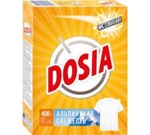 Порошок стиральный Альпийская свежесть Dosia 400гр Порошок стиральный Альпийская свежесть Dosia 400гр