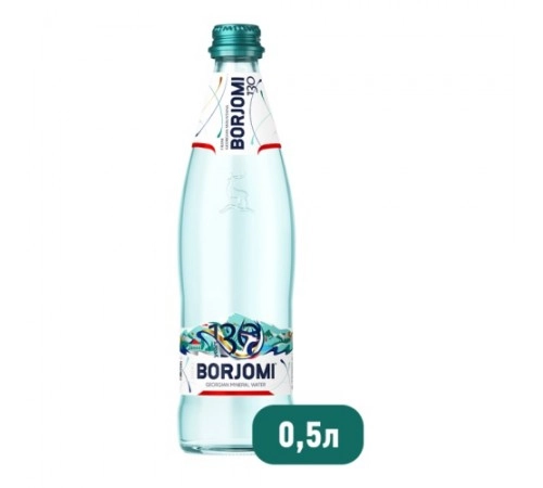 Вода минеральная газированная Боржоми 0,5л Вода минеральная газированная Боржоми 0,5л