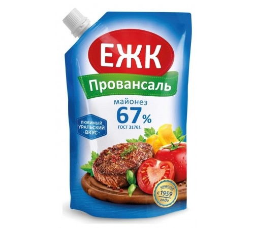Майонез Провансаль ЕЖК 700 мл 67% Майонез Провансаль ЕЖК 700 мл 67%