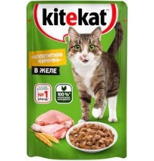 Корм для кошек Курочка  в желе Китикет 85гр