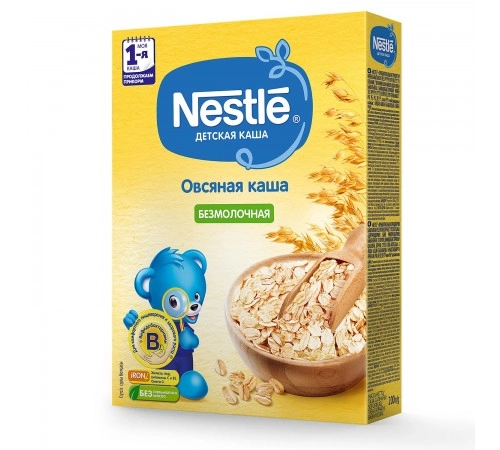 Каша овсяная безмолочная NESTLE 200гр Каша овсяная безмолочная NESTLE 200гр