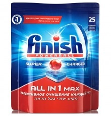 Таблетки для мытья посуды в ПМ FINISH все в одном 25шт