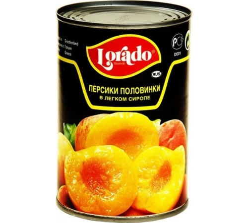 Персики половинки Lorado 425мл