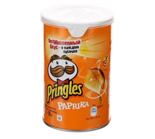 Чипсы картофельные Паприка Принглс 70г