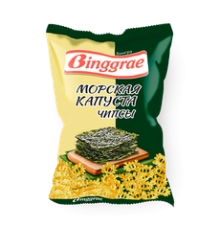 Чипсы Морская капуста Бингре 40гр
