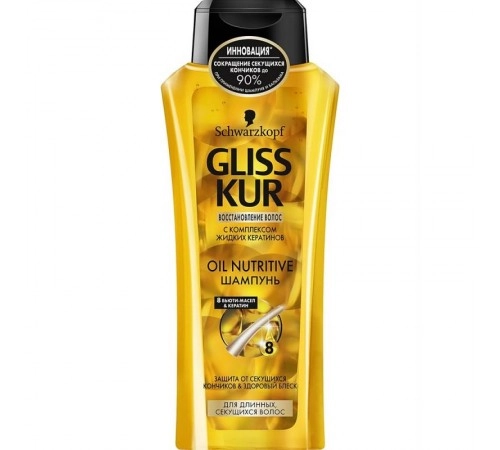 Шампунь для волос Oil Nutritive Gliss Kur 250мл Шампунь для волос Oil Nutritive Gliss Kur 250мл